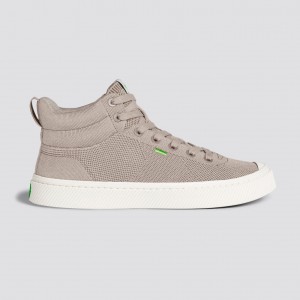 Cariuma High Top Bamboo Weave Knit Vegan IBI HIGH Heren Beige | HWFY16403