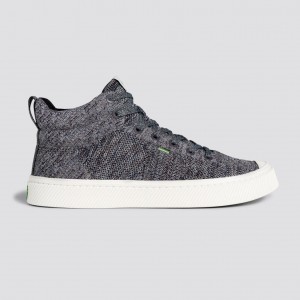 Cariuma High Top Bamboo Weave Knit Vegan IBI HIGH Dames Grijs | ATGC48269