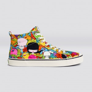 Cariuma High Top Canvas OCA HIGH Heren OCA High Toz Print | AYCR68354