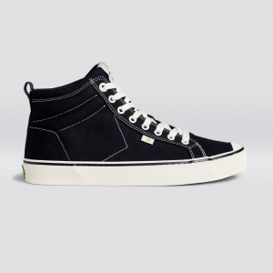 Cariuma High Top Canvas Vegan OCA HIGH Heren Zwart | KCEO07684