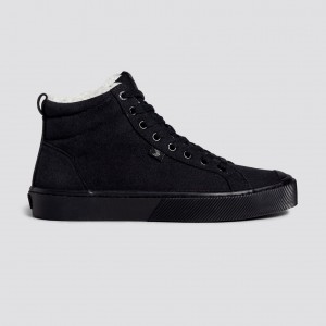 Cariuma High Top Suede Vegan OCA HIGH Heren Zwart | MZBL14275