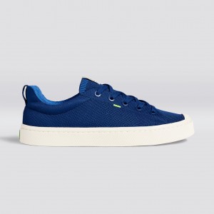 Cariuma Low Top Bamboo Weave Knit IBI Dames Blauw | RMPW71980