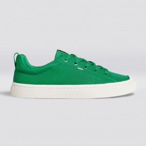 Cariuma Low Top Bamboo Weave Knit Vegan IBI Heren Groen | HUGS05813