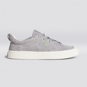 Cariuma Low Top Bamboo Weave Knit Vegan IBI Dames Lichtgrijs | PJKU01937