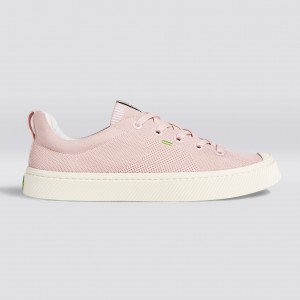 Cariuma Low Top Bamboo Weave Knit Vegan IBI Dames Roze | VKRP41297