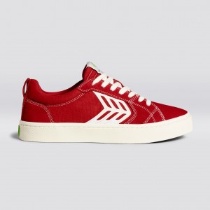 Cariuma Low Top Canvas Veganistische CATIBA PRO Heren Rood | ZWMI57291