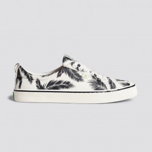 Cariuma Low Top Canvas Veganistische OCA LOW Heren Off-White Palm Trees | LQID65740