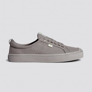 Cariuma Low Top Canvas Veganistische OCA LOW Dames Grijs | JWLY03289