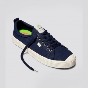 Cariuma Low Top Canvas Veganistische OCA LOW Heren Blauw | VLBR19286