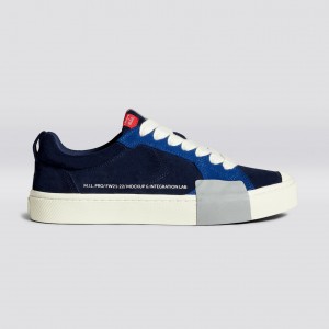 Cariuma Low Top Suede OCA LOW Dames Donkerblauw | PHLJ82951