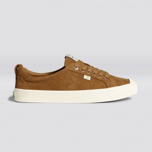 Cariuma Low Top Suede OCA LOW Heren Bruin | QXRI63841