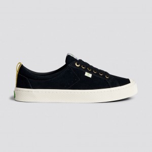 Cariuma Low Top Suede OCA LOW Heren Zwart | CVLU25031