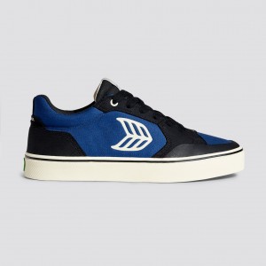 Cariuma Low Top Suede The Vallely Heren Blauw | DYTW95876