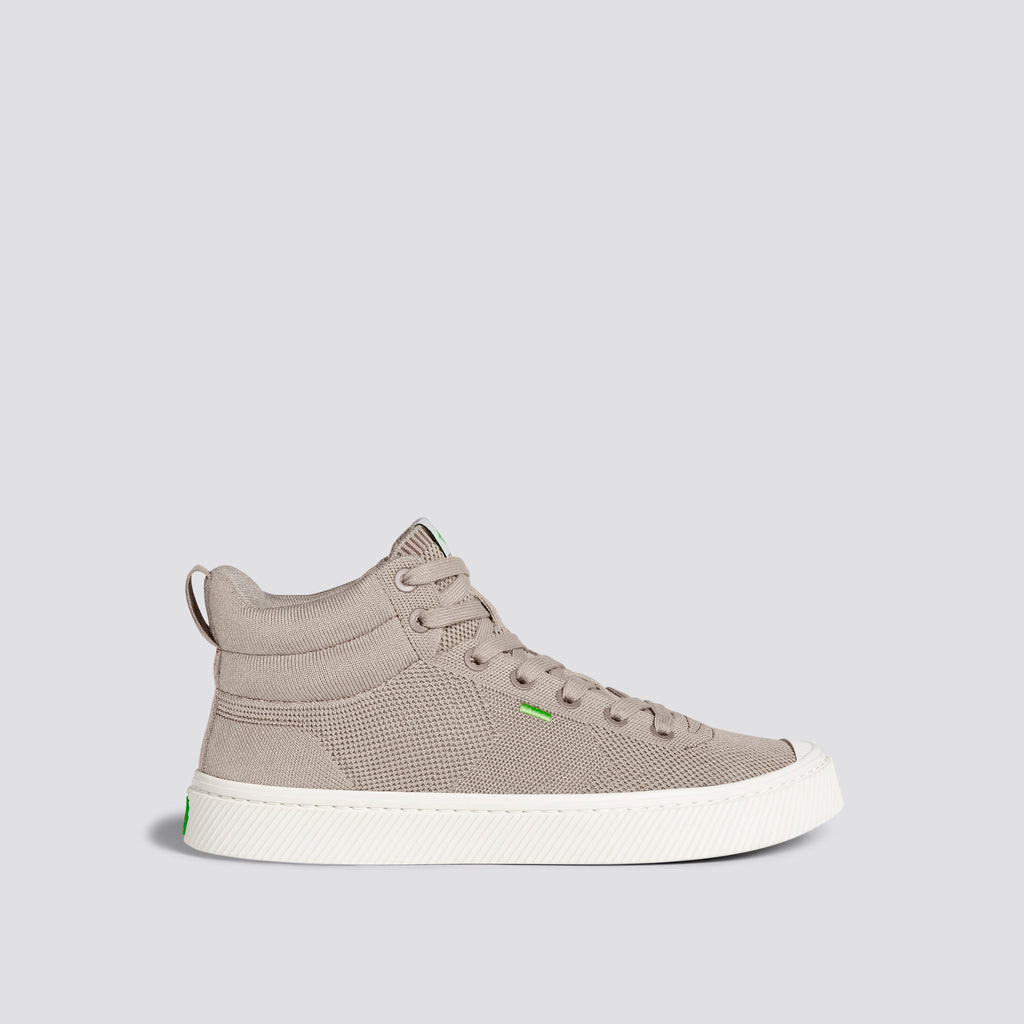 Cariuma High Top Bamboo Weave Knit Vegan IBI HIGH Heren Beige | HWFY16403