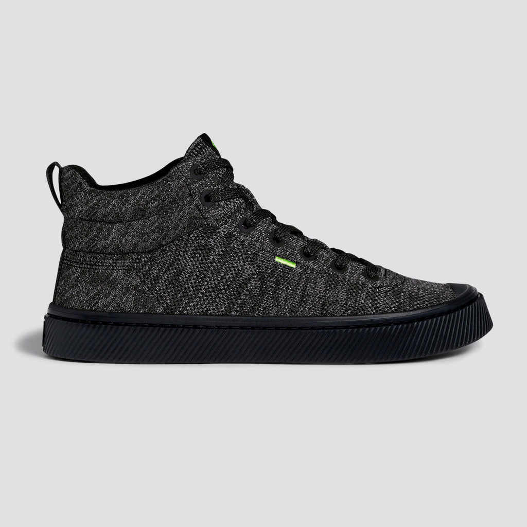 Cariuma High Top Bamboo Weave Knit Vegan IBI HIGH Dames Zwart | TJGW15083