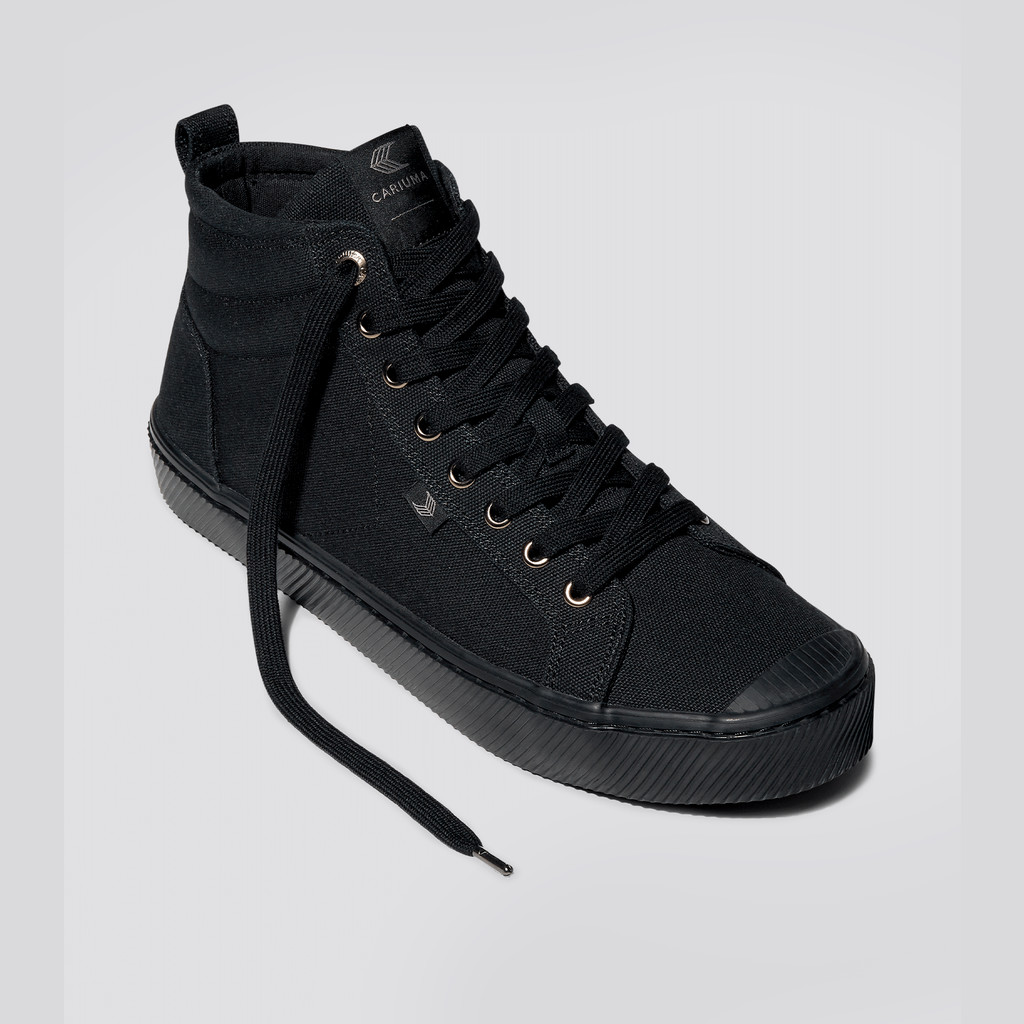 Cariuma High Top Canvas Vegan OCA HIGH Heren Zwart | LZTX24701