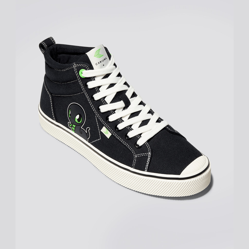 Cariuma High Top Canvas Vegan OCA HIGH Heren Zwart | ECHO39714