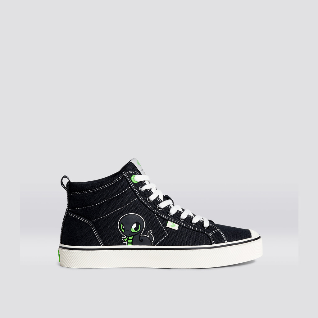 Cariuma High Top Canvas Vegan OCA HIGH Heren Zwart | ECHO39714