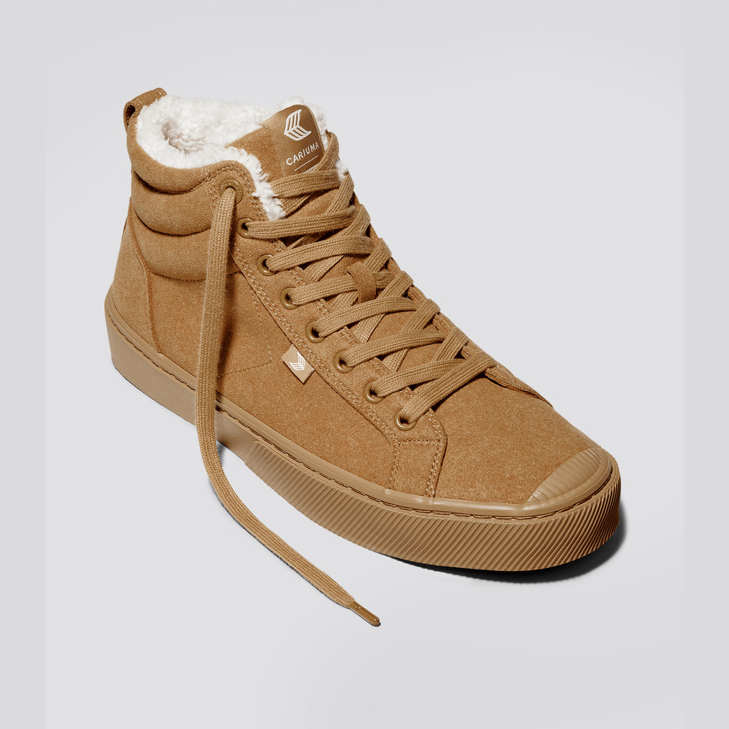 Cariuma High Top Suede Vegan OCA HIGH Dames All Camel | MPIR97586