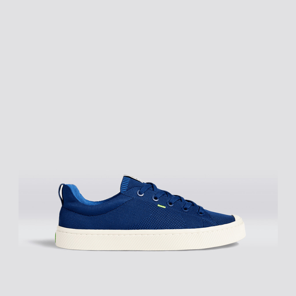 Cariuma Low Top Bamboo Weave Knit IBI Dames Blauw | RMPW71980