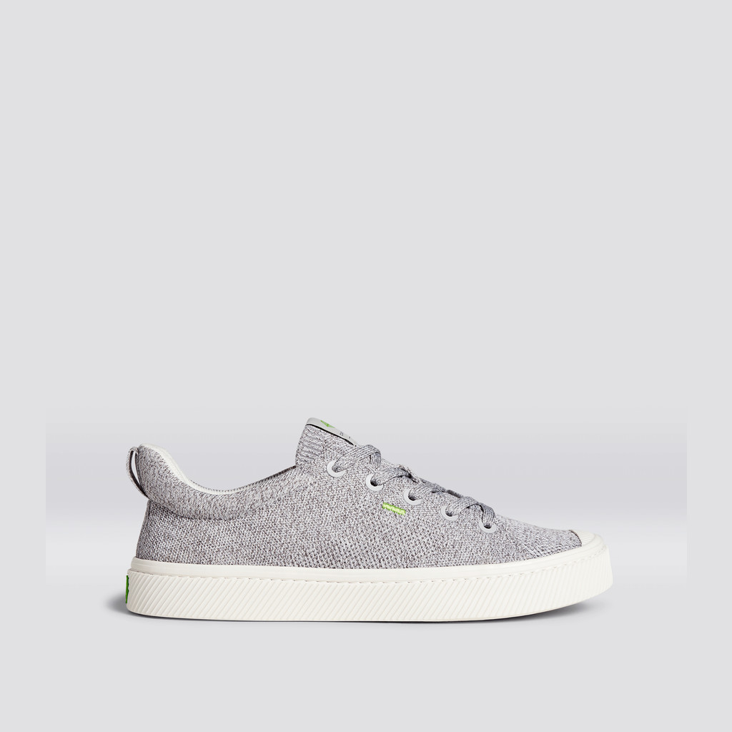 Cariuma Low Top Bamboo Weave Knit Vegan IBI Dames Lichtgrijs | PJKU01937