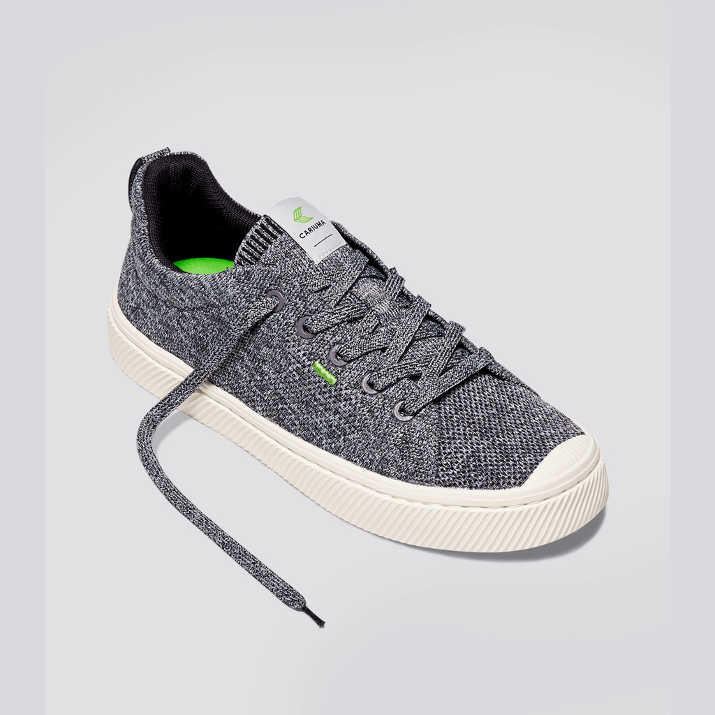 Cariuma Low Top Bamboo Weave Knit Vegan IBI Dames Grijs | WTKG85974