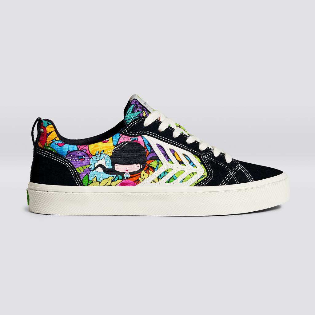 Cariuma Low Top Canvas CATIBA PRO Dames Zwart | FNPG17435