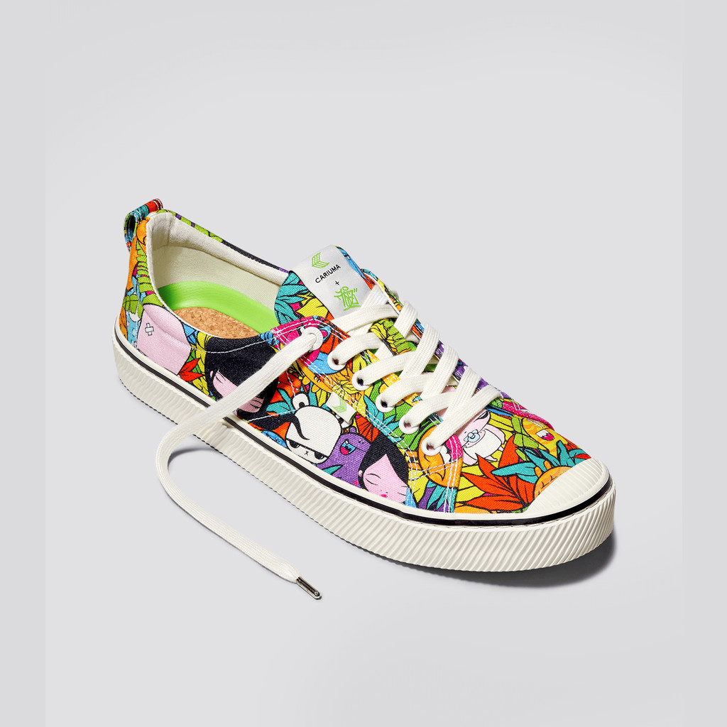 Cariuma Low Top Canvas OCA LOW Dames OCA Low Toz Print | LBYR67432