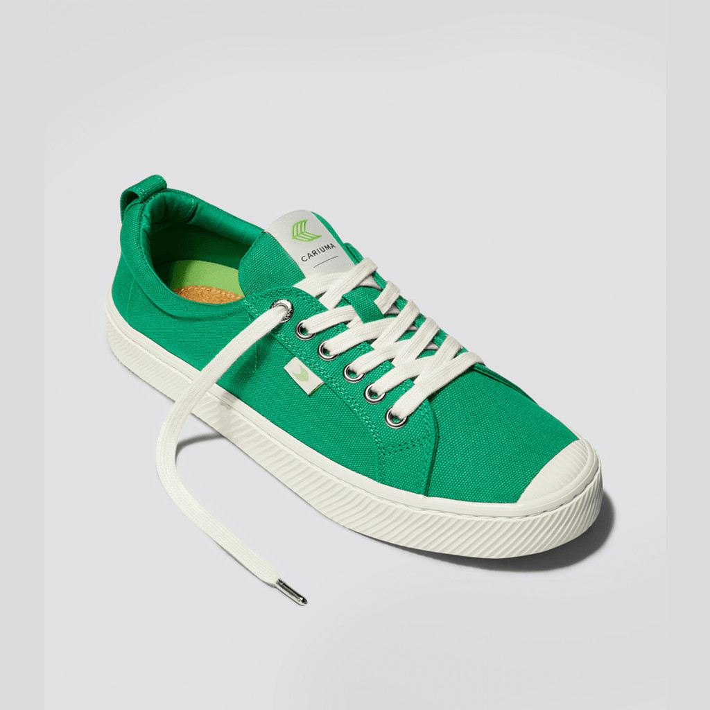 Cariuma Low Top Canvas Veganistische OCA LOW Heren Groen | WRMF94302