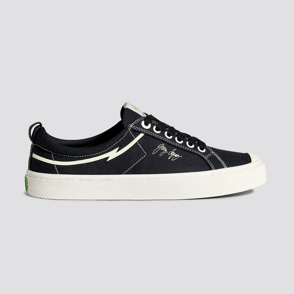 Cariuma Low Top Canvas Veganistische OCA LOW Heren Zwart | CXUQ07819