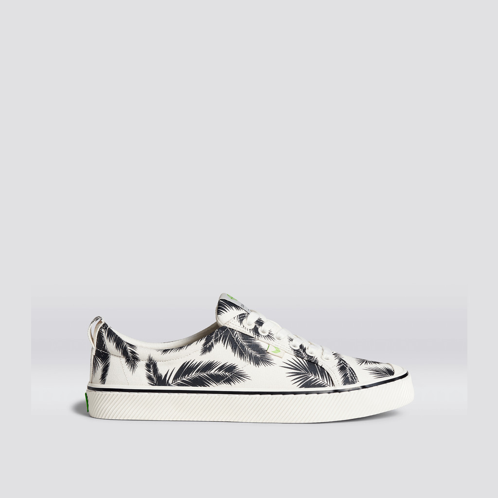 Cariuma Low Top Canvas Veganistische OCA LOW Dames Off-White Palm Trees | MYOV78542