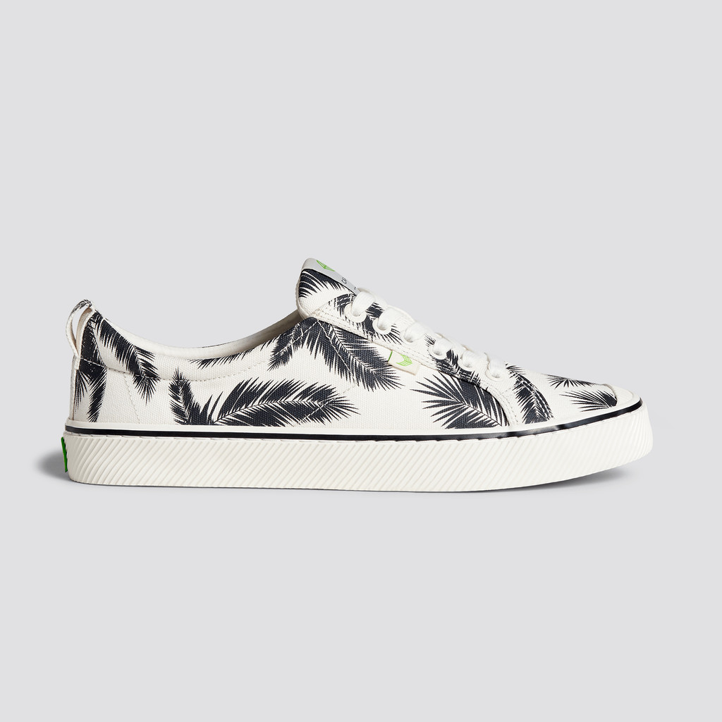 Cariuma Low Top Canvas Veganistische OCA LOW Dames Off-White Palm Trees | MYOV78542