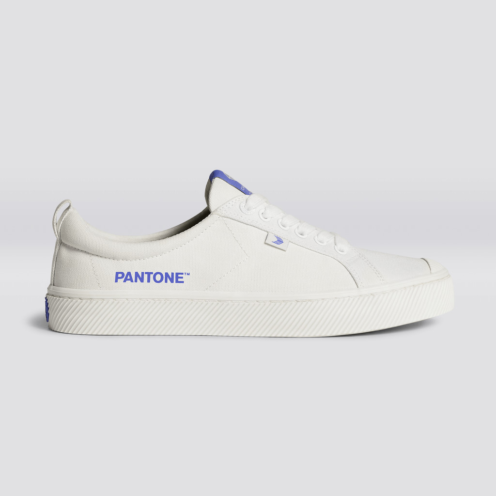 Cariuma Low Top Canvas Veganistische OCA LOW Dames Off-White / Very Peri Canvas | LNKG84532