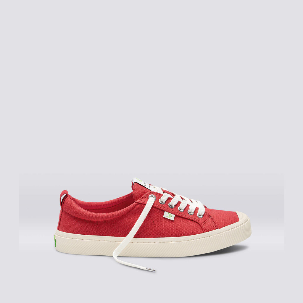 Cariuma Low Top Canvas Veganistische OCA LOW Dames Rood | JUNC26547