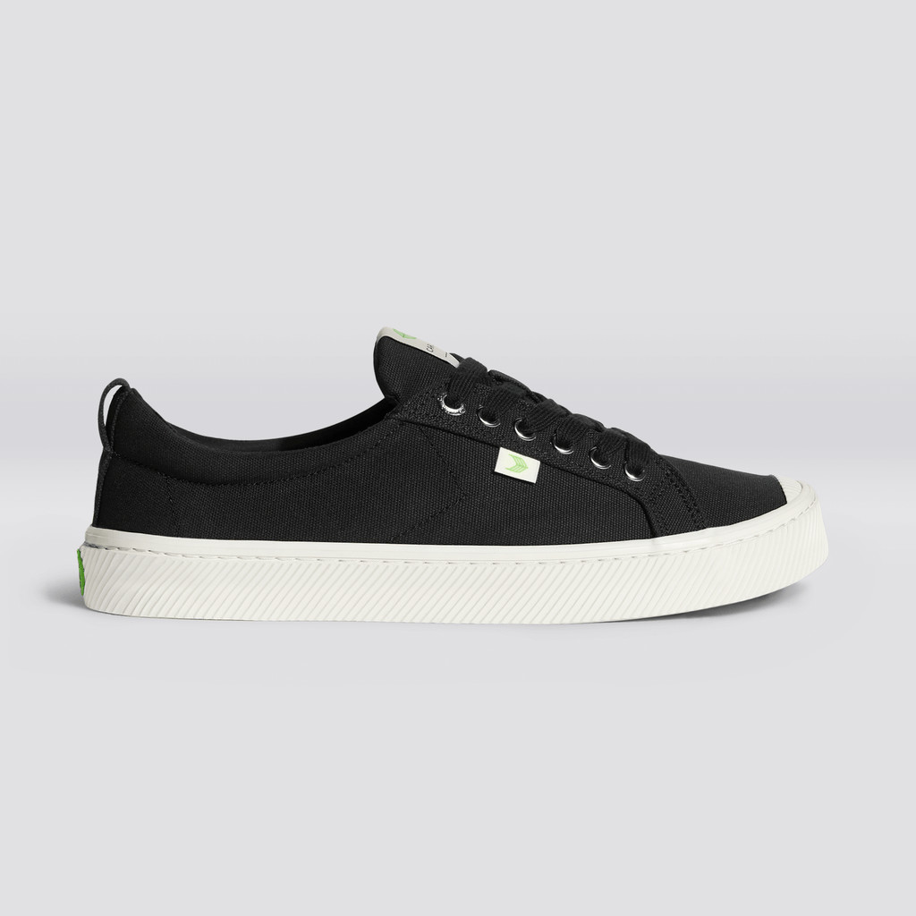 Cariuma Low Top Canvas Veganistische OCA LOW Heren Zwart | XJRT48209