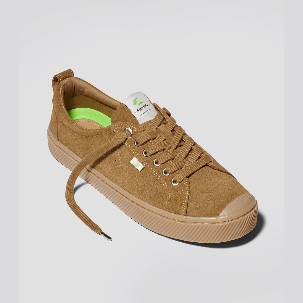 Cariuma Low Top Suede OCA LOW Dames All Camel | JHDX43870