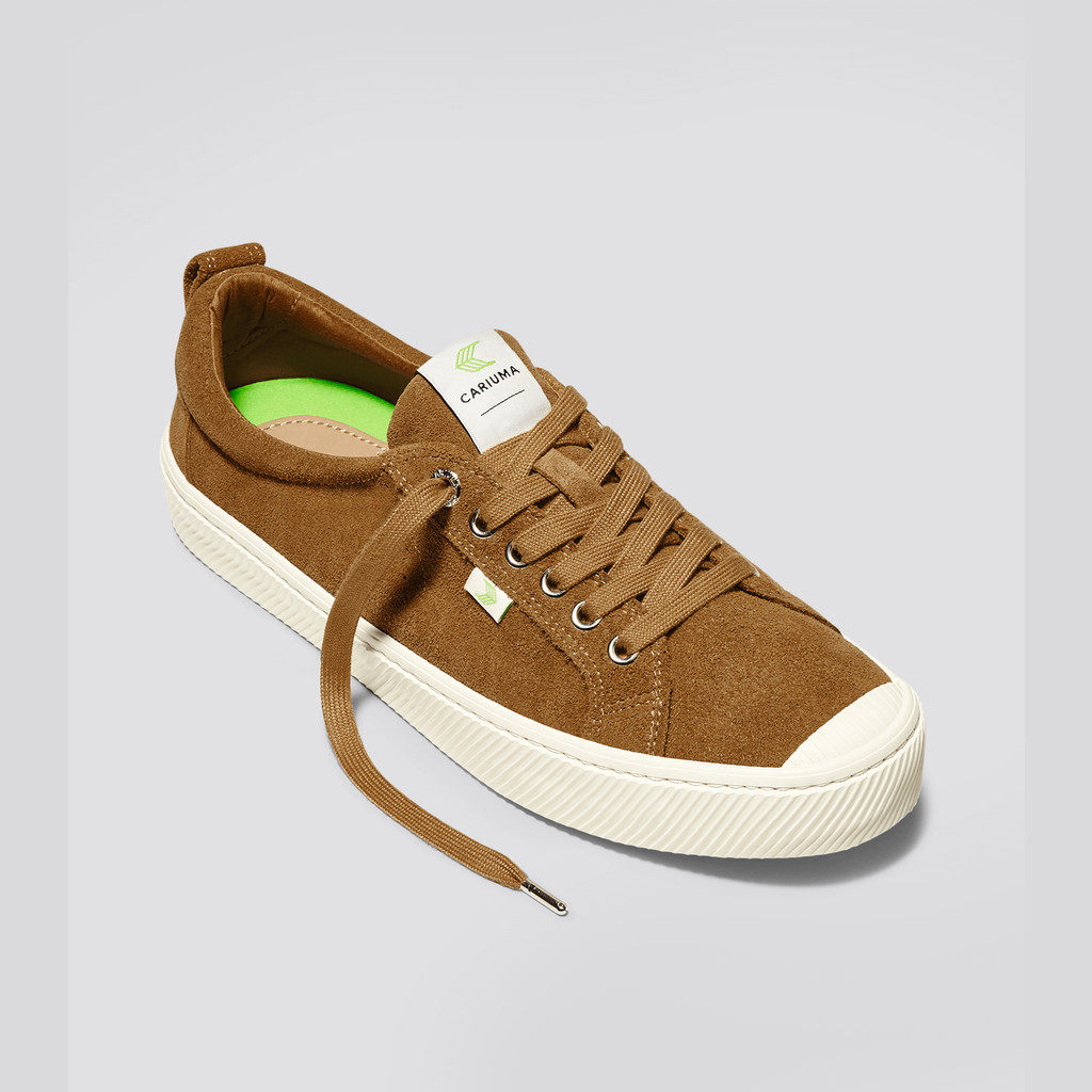 Cariuma Low Top Suede OCA LOW Dames Camel | FYTK67395