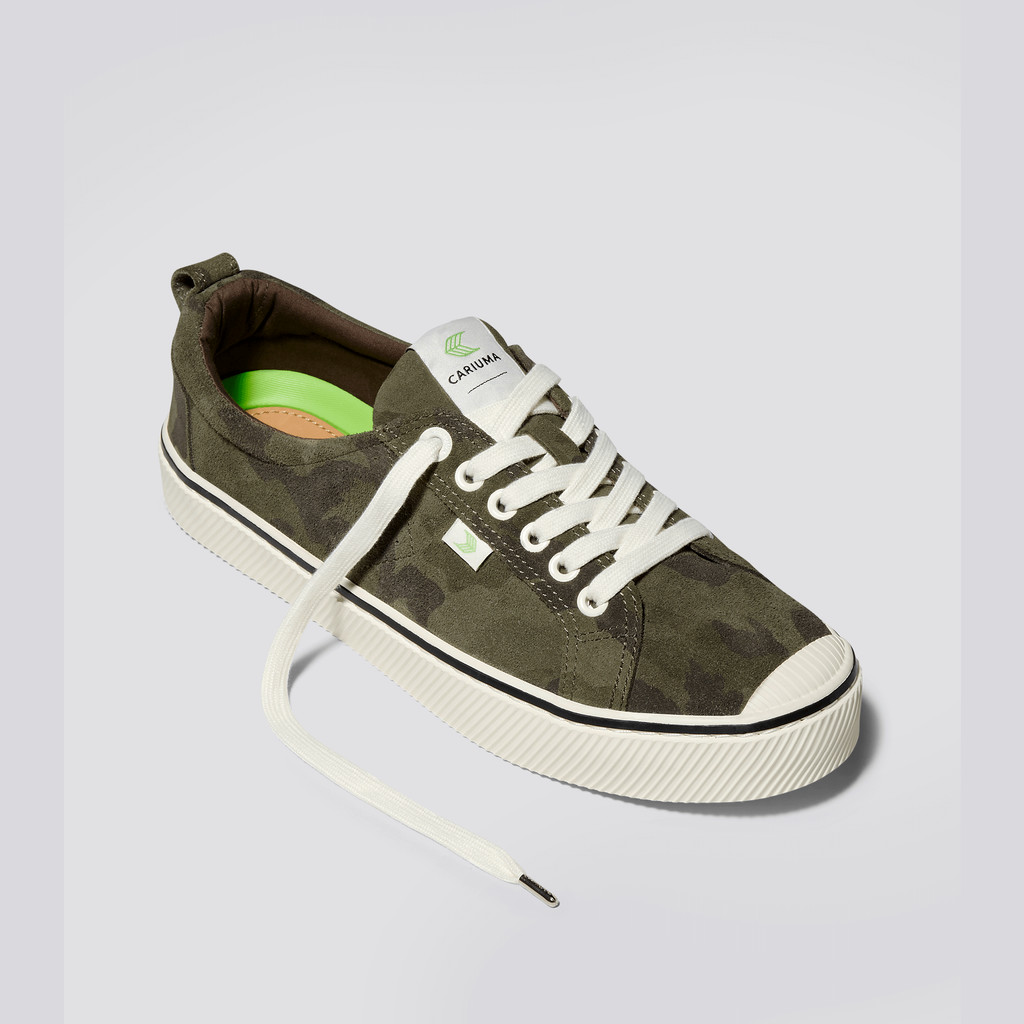 Cariuma Low Top Suede OCA LOW Dames Camouflage | FOEM95213