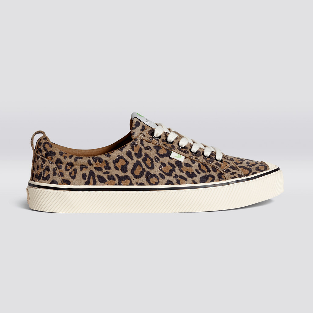 Cariuma Low Top Suede OCA LOW Dames Leopard | VHBN94536