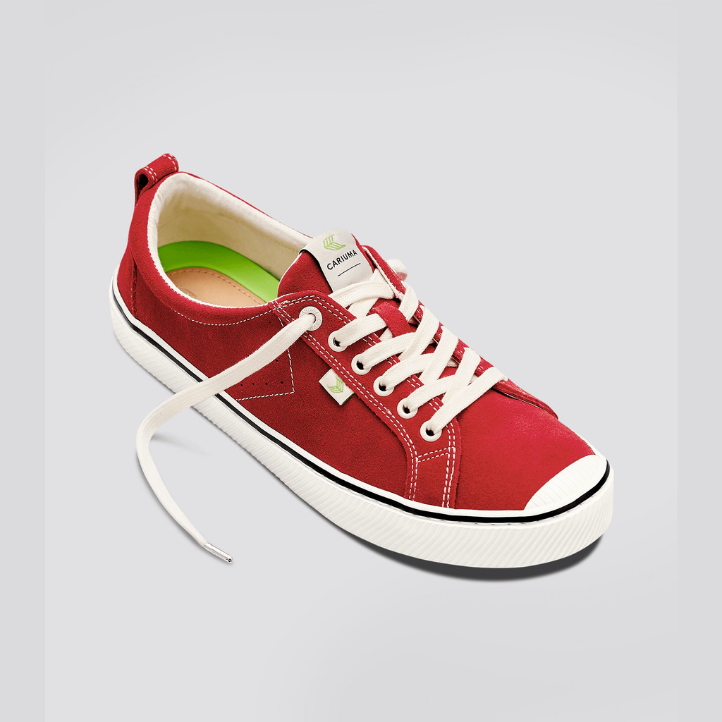 Cariuma Low Top Suede OCA LOW Dames Rood | BZQN45062